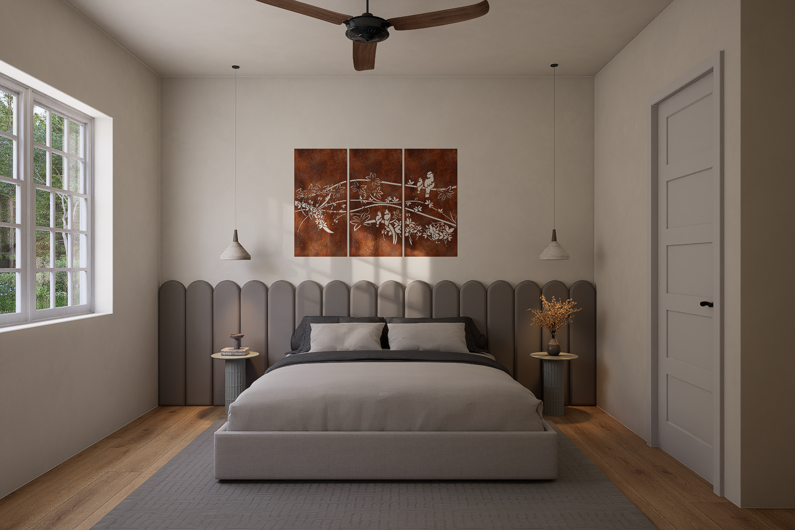 Guest bedroom rendering